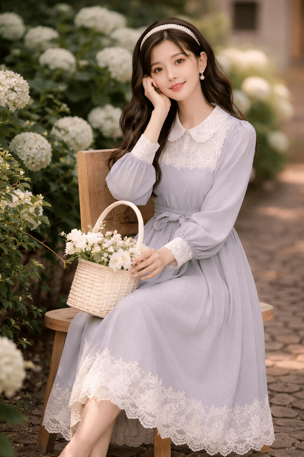 Đầm dài tiểu thư